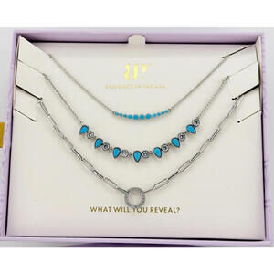 Bomb Party Luxe Layers Spring Delicates RBP6974 "Ocean Breeze" Turquoise Silver